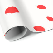 Rood en wittegekleurd vakantiepapier cadeaupapier (Rol Hoek)