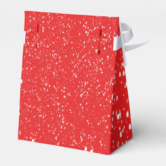 Rood- en witteholiday-hoestbox bedankdoosjes (Achterkant)