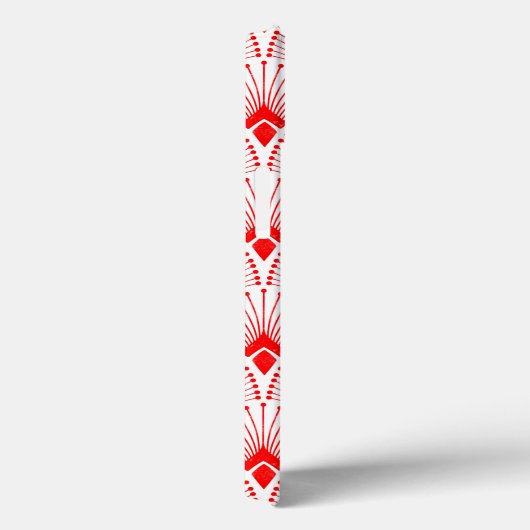 Rood- en wittekendecopatroon Case-Mate iPhone case (Achterkant / Rechts)