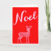 Rood- en witteknoppen met kerstKaart Kaart (Voorkant)