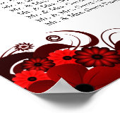 Rood- en wittekorrels 8 Weddenschappen Zitplaatsen Poster (Hoek)