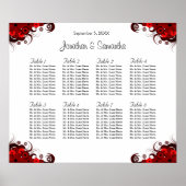 Rood- en wittekorrels 8 Weddenschappen Zitplaatsen Poster (Voorkant)