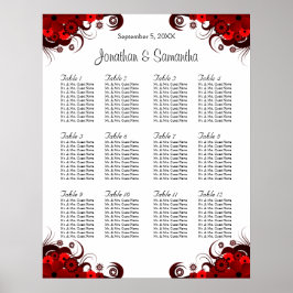 Rood- en wittekortreeks 12 weddenschappen poster