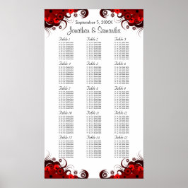 Rood- en wittekortreeks 15 weddenschappen poster