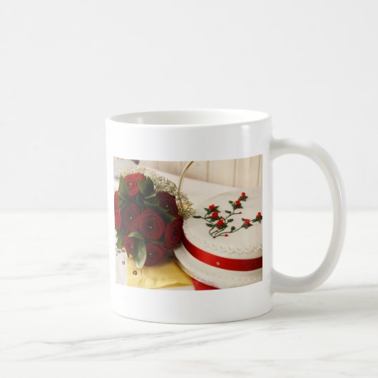 Rood- en wittentakker koffiemok (Rechts)