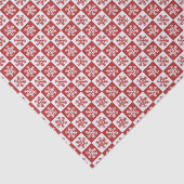 Rood- en wittestijnvlokken tissuepapier (Detail)