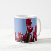 Rood- en wittulpen Mok van panoramische koffie (Voorkant rechts)