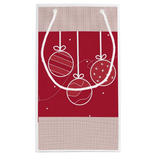 Rood- en witvakantieverval klein cadeauzakje (Achterkant)