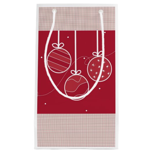 Rood- en witvakantieverval klein cadeauzakje (Voorkant)