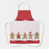 Rood- en witwangbrood voor kerstmis schort (Voorkant)