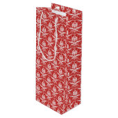 Rood- en witwasapparaat afdrukken Wijntas Wijn Cadeautas (Voorkant Gekanteld)
