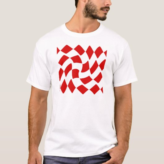 Rood- en witwaskastje t-shirt (Voorkant)