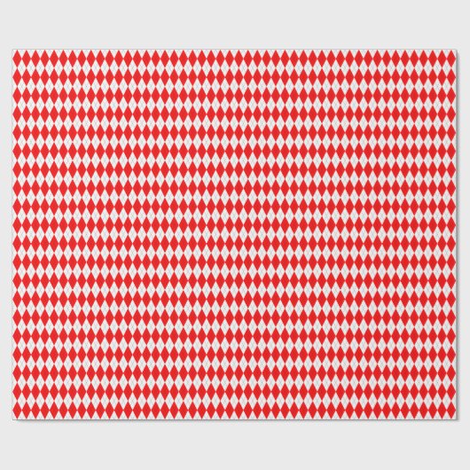 Rood- en witwaspapier cadeaupapier (Vlak)