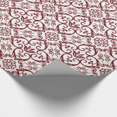 Rood- en witwasprogramma cadeaupapier (Hoek)
