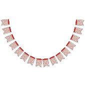 Rood- en witwatermelanenbanner vlaggetjes (Alle)