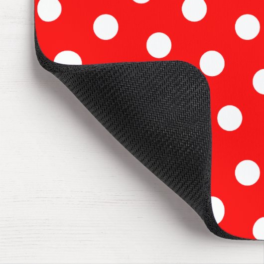 Rood- en witwenkbrauwen muismat (Hoek)