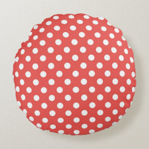 Rood- en witwenkbrauwen rond kussen