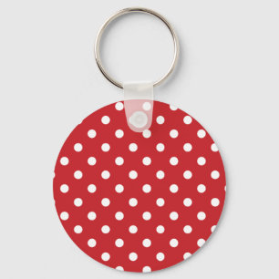 Rood- en witwenkbrauwen sleutelhanger