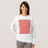 Rood- en witwenkbrauwen t-shirt (Voorkant volledig)