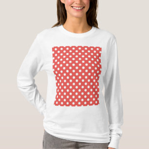 Rood- en witwenkbrauwen t-shirt