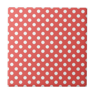 Rood- en witwenkbrauwen tegeltje