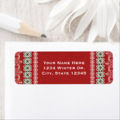 Rood- en witwinterverlof Elegant Holiday Party Etiket (Insitu)