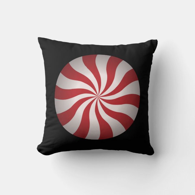 Rood- en witzwammen kussen (Voorkant)