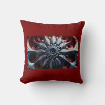 Rood en zilver juliabrot fractal