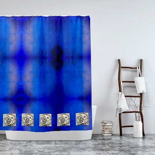  rood en zilver milagro hart met vlinder douchegordijn