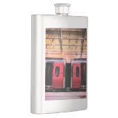 Rood en zilver trein flacon (Rechts)