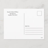 Rood en zilveren sterren Merry Alles Multi Photo Feestdagenkaart (Achterkant)