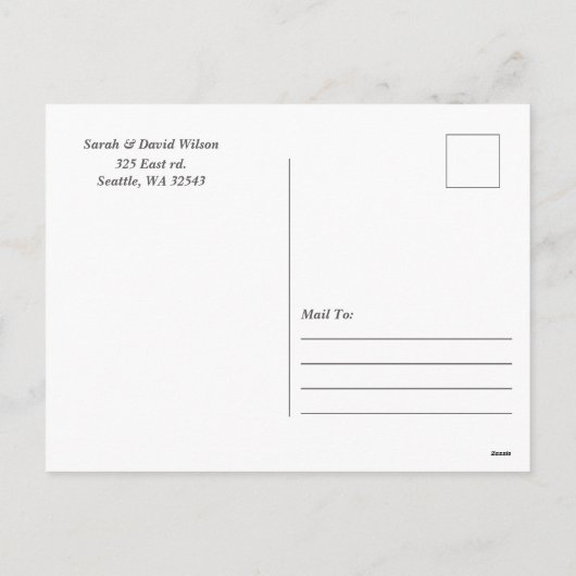 Rood en zilveren sterren Merry Alles Multi Photo Feestdagenkaart (Achterkant)