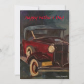 Rood en Zwart 30 Hupmobile automatisch schilderen (Voorkant)