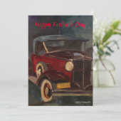 Rood en Zwart 30 Hupmobile automatisch schilderen (Staand voorkant)