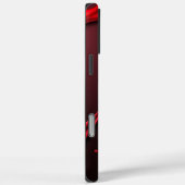 Rood en Zwart 3D Gradiënt Mobiele Hoesje-Ma Case-Mate iPhone Case (Achterkant / Rechts)