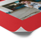 Rood en zwart 6 Foto Afstuderen Poster (Hoek)