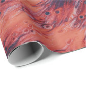 Rood en zwart abstract schilderij cadeaupapier (Rol Hoek)