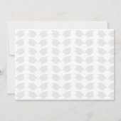 Rood en zwart Afstuderen Kaart (Achterkant)