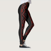 Rood en zwart beauty leggings (Rechts)