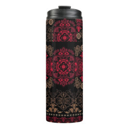 Rood en zwart beauty leggings thermosbeker