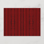 Rood en zwart briefkaart (Voorkant)