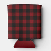 Rood en zwart Buffalo Plaid Familiefeest Blikjeskoeler (Achterkant)