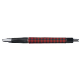 Rood en Zwart Buffalo Plaid Pen