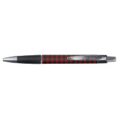 Rood en Zwart Buffalo Plaid Pen (Achterkant)