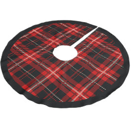Rood en Zwart Cabine Plaid Kerstboom Rok