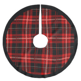 Rood en Zwart Cabine Plaid Kerstboom Rok