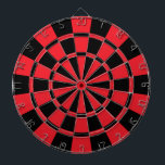 Rood en zwart dartbord<br><div class="desc">Rood- en zwart-witbord</div>