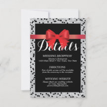 Rood en zwart Details kaart