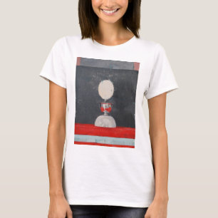 Rood en zwart eieren t-shirt