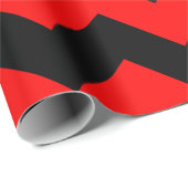 Rood en zwart, extra groot papier voor het ompakke (Rol Hoek)